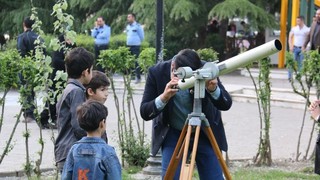 Telescope viewing activities with UNAWE Iran