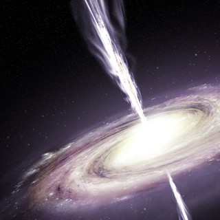 Artist's Illustration of a Quasar